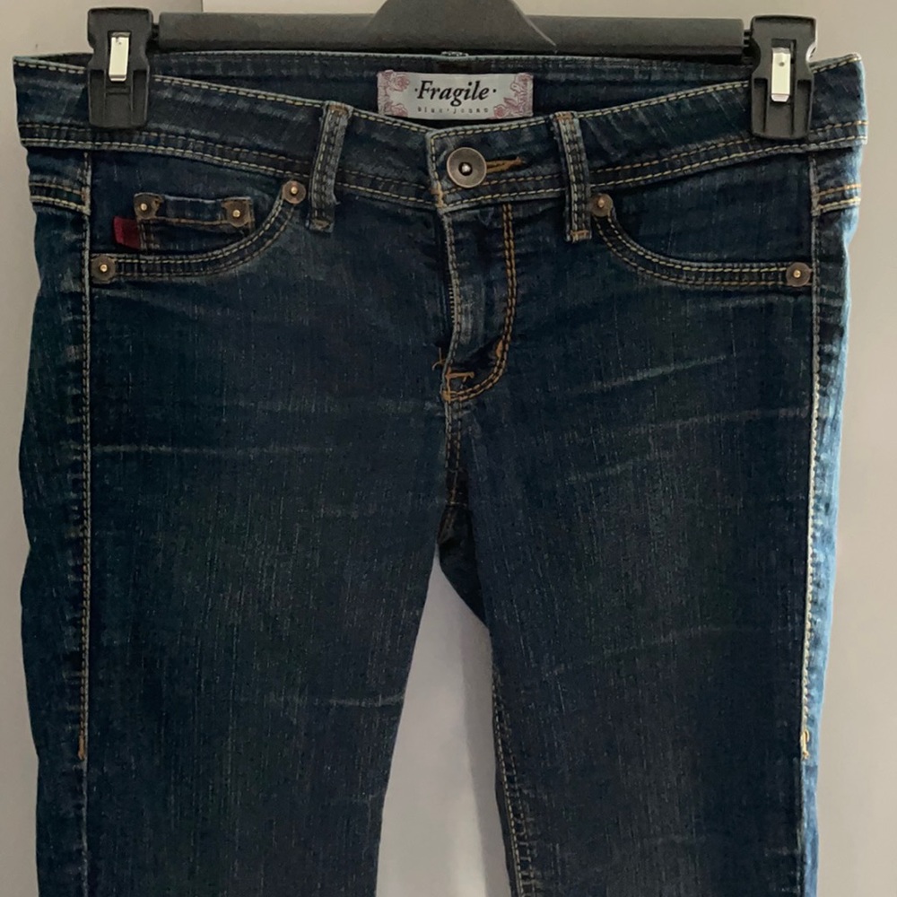 EUC FRAGILE BLUE JEANS
